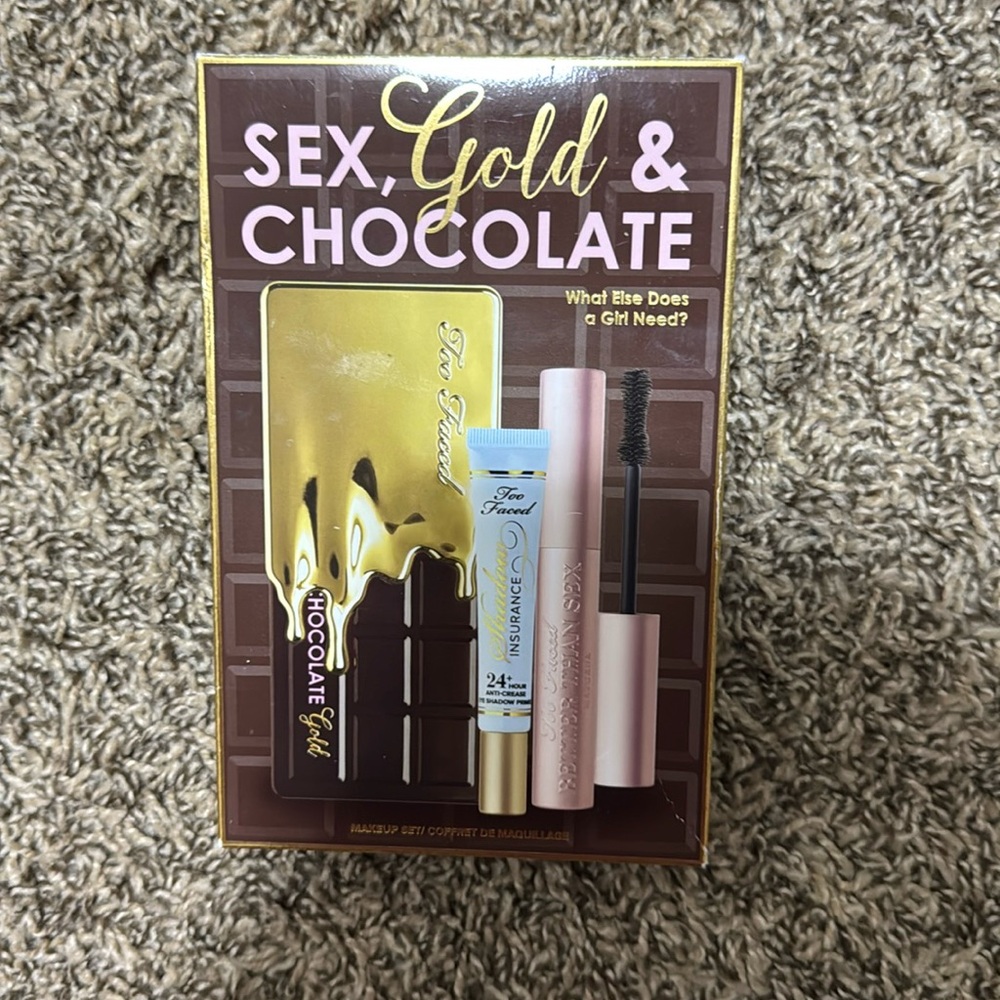 Too faced - Sex Gold & Chocolate Exclu Set 
Brand new